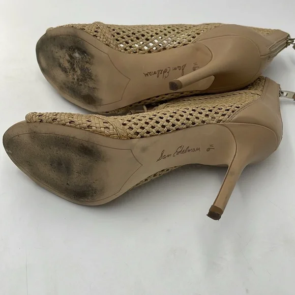 Sam Edelman Abbie style lace up peep toe bootie - Picture 7 of 7